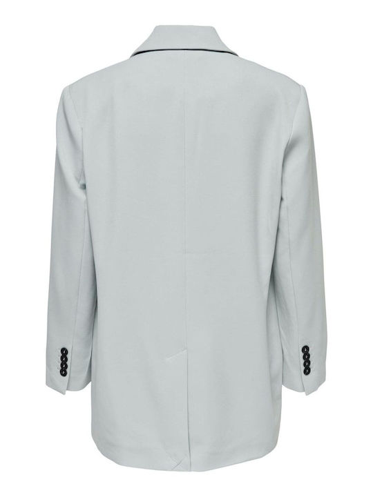 Only Lana Long Women's Blazer Light Blue
