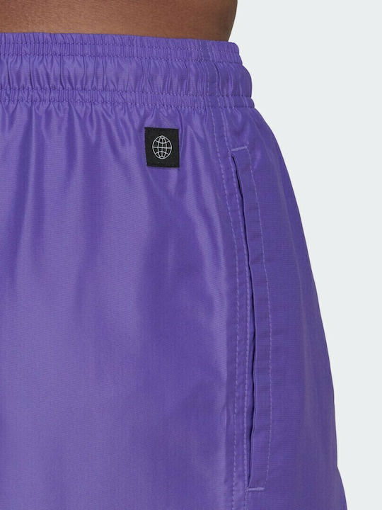 Solid Men's Swimwear Shorts Purple Rush