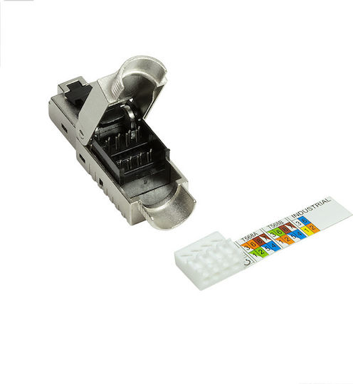 LogiLink Plug RJ-45 male Cat.6A, shielded, MPTL tested Silver (MP0040N)