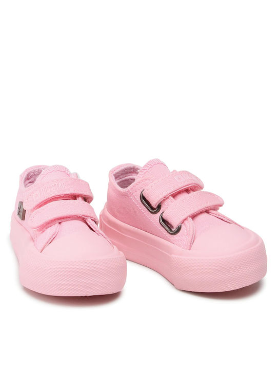Παιδικά Sneakers με Σκρατς Ροζ