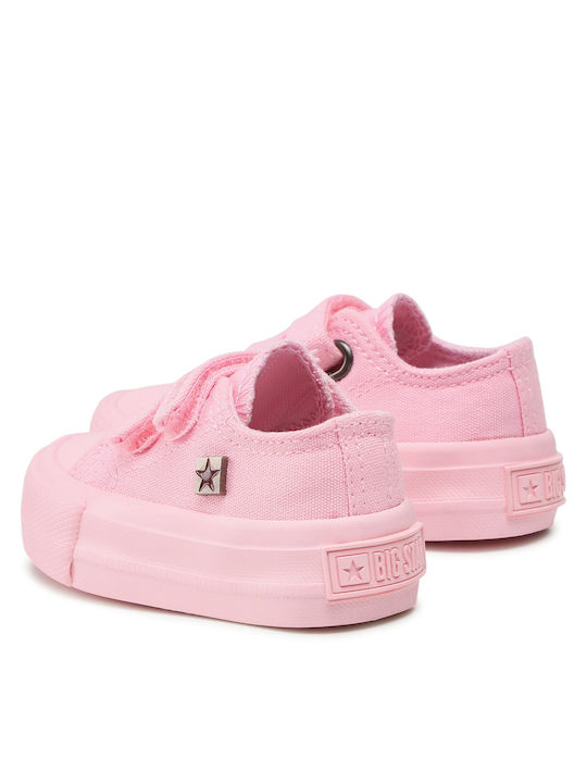 Παιδικά Sneakers με Σκρατς Ροζ