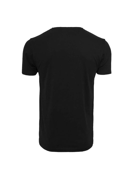 Wu Wear T-shirt Bărbătesc cu Mânecă Scurtă Negru