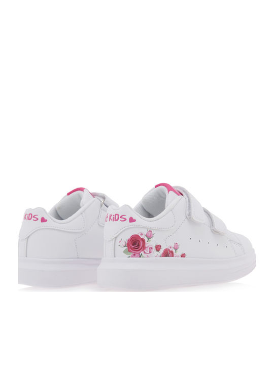 Παιδικά Sneakers με Σκρατς Λευκά