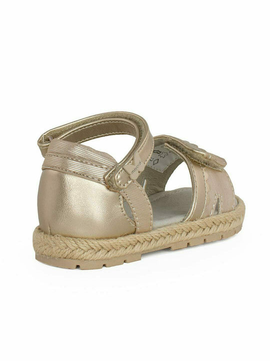 Mayoral Weiche Sohlenschuhe für Babys Gold Sandalen
