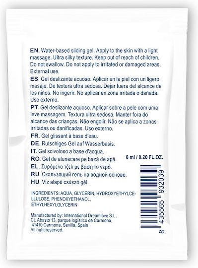 Waterfeel Lubricant Sliding Gel-Schmiermittel Wasserbasiert Natürlich 6ml