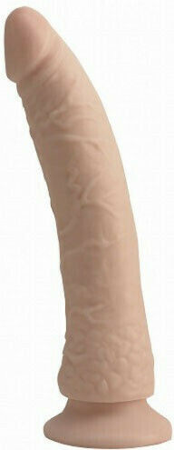 Basix Rubber Works Slim Seven Ρεαλιστικό Dildo με Βεντούζα Flesh 18cm