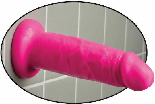 Dillio Chub Realistic Dildo with Suction Cup Pink 15cm