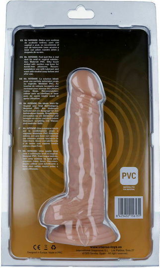 Intense Mr Intense Realistic Cock 13 Реалистично дилдо Със смукателна чашка Плът 18.5см