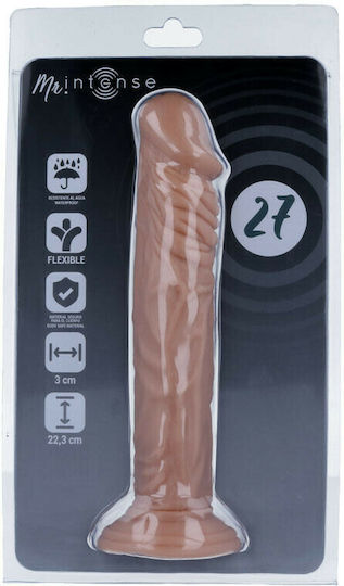 Intense Mr Intense Realistic Cock 27 Ρεαλιστικό Dildo με Βεντούζα Flesh 22.3cm