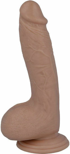 Intense Mr Intense Realistic Cock 17 Ρεαλιστικό Dildo με Όρχεις και Βεντούζα Flesh 19.7cm