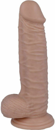 Intense Mr Intense Realistic Cock 20 Ρεαλιστικό Dildo με Όρχεις και Βεντούζα Flesh 20cm