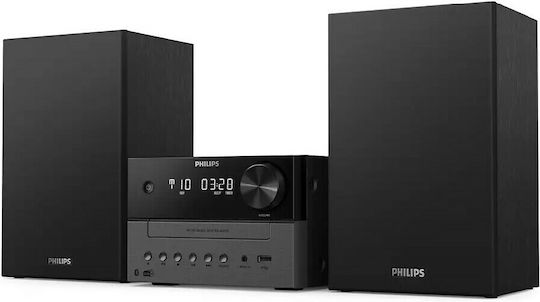 Philips Аудиосистема 2 TAM3505 TAM3505/12 18W с CD / Цифрови медии Player, WiFi и Bluetooth Черен