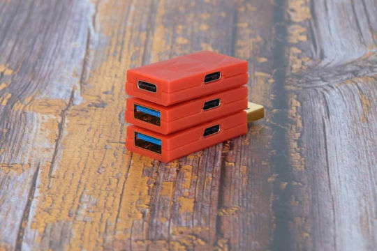 iFi Audio Idefender Plus USB-A to USB-A Filter / Isolator Red
