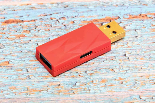 iFi Audio Idefender Plus USB-A to USB-A Filter / Isolator Red