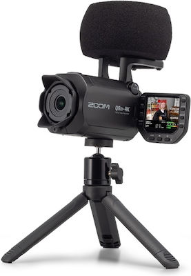 Zoom Βιντεοκάμερα 4K UHD Q8n-4K Αισθητήρας CMOS Αποθήκευση σε Κάρτα Μνήμης και HDMI