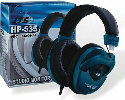 JTS HP-535 Wired Over Ear Studio Headphones Blue