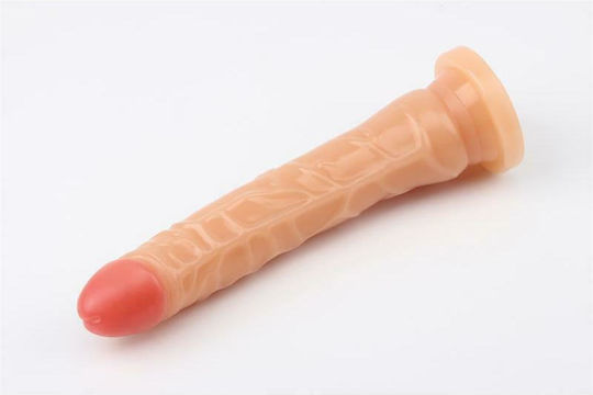Chisa Novelties Keep Love Deep Exploration Dildo Реалистично дилдо Със смукателна чашка Телесен 23см