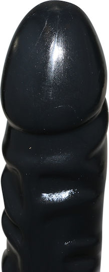 Doc Johnson Double Veined Header Διπλό Dildo Μαύρο 46cm