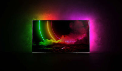 Philips Smart Τηλεόραση 65" 4K UHD OLED OLED806 HDR (2021) 65OLED806/12