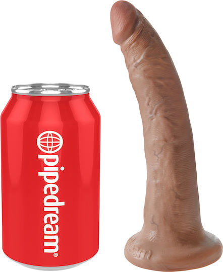 King Cock Ρεαλιστικό Dildo με Βεντούζα Tan 18cm