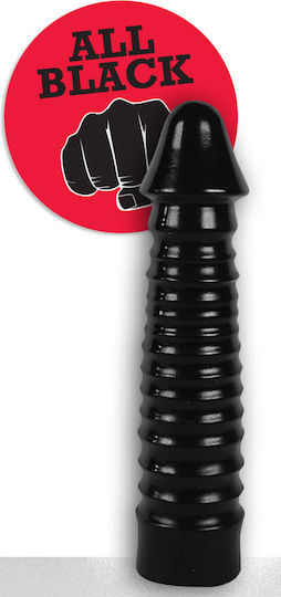 All Black Dingus Dildo Μαύρο 27cm