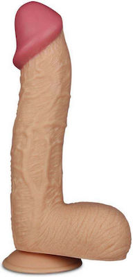 Lovetoy Legendary King Sized Ρεαλιστικό Dildo με Όρχεις και Βεντούζα Flesh 26.67cm