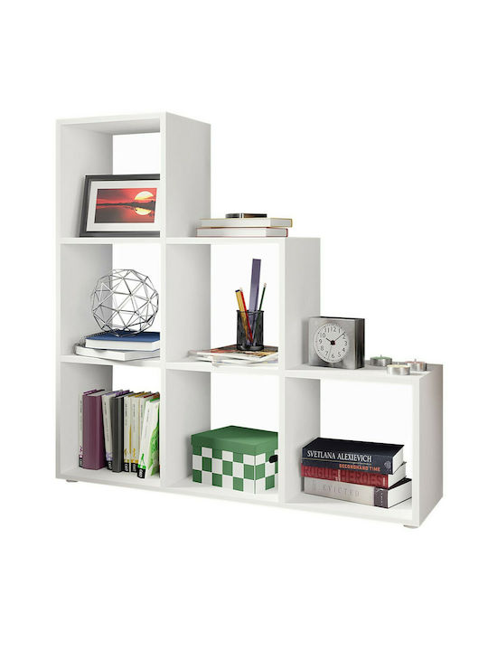 Bibliotecă Trio Alb 105x33x108 cm