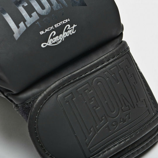 Leone MMA-Handschuhe aus Kunstleder in Schwarz