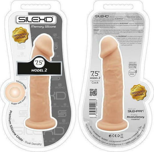 SilexD Dual Density Model 2 Realistisches Dildo Mit Saugnapf Flesh 19cm