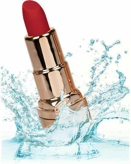 Calexotics Hide & Play Lipstick Recharge Mini Vibrator 7.5cm Gold / Red