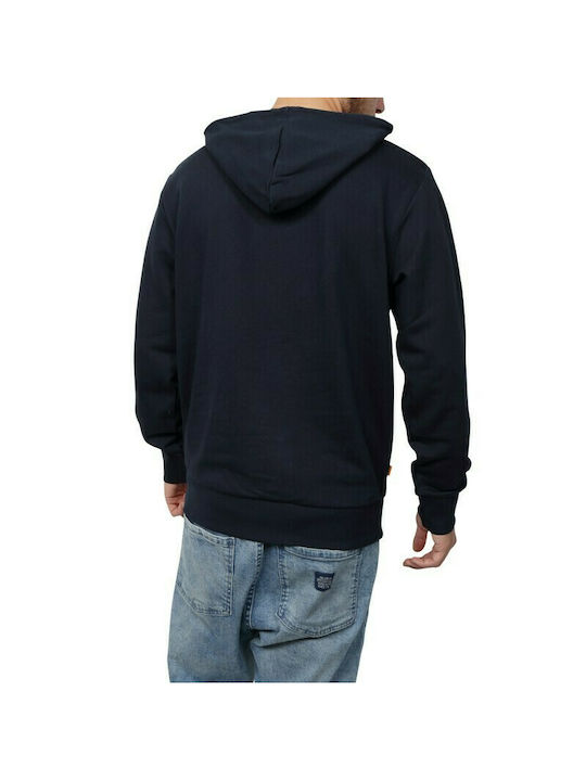 Timberland Men's Sweatshirt with Hood and Pockets Navy