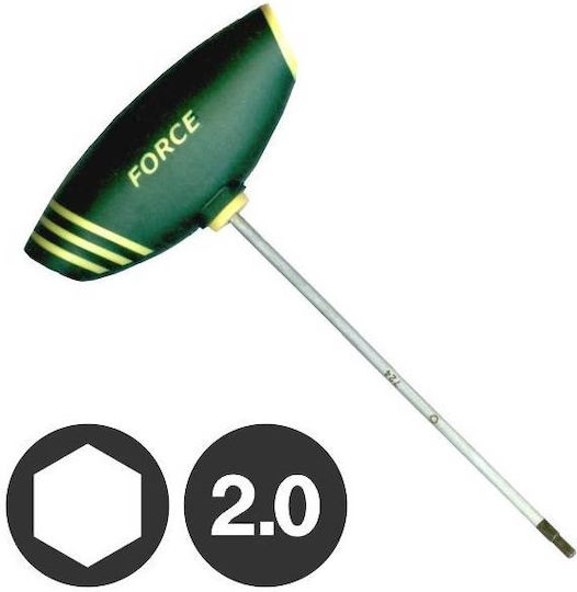 Force Allen Wrench T-Shaped with 2mm Head Size Tip