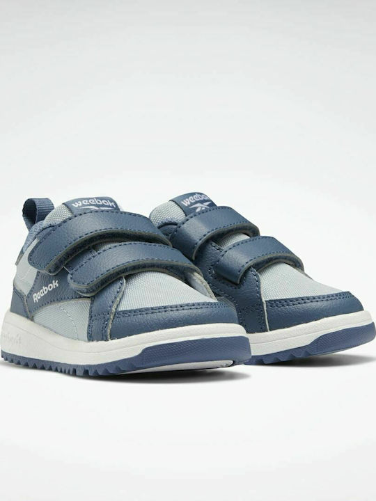Weebok Clasp Αθλητικά Παιδικά Παπούτσια Running με Σκρατς Gable Grey / Blue Slate / Cloud White
