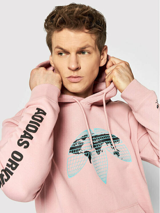United Sweatshirt mit Kapuze Rosa