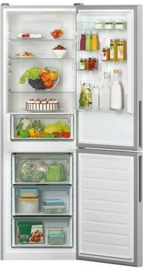Candy Kühl-Gefrierkombination 341Es Total NoFrost H185xB59.5xT65.8cm. Inox CCE4T618ES