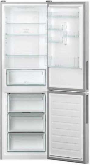 Candy Kühl-Gefrierkombination 341Es Total NoFrost H185xB59.5xT65.8cm. Inox CCE4T618ES