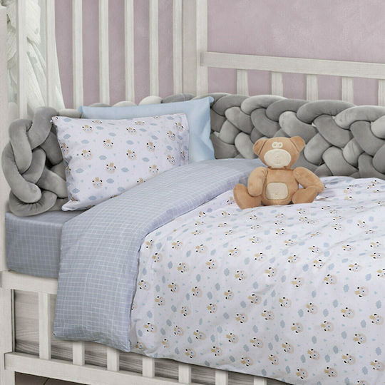Das Home Baby Fun Beige Baby Sheets Set 130x170cm