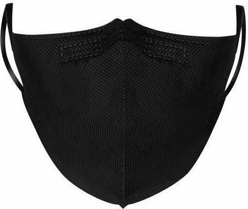 Respilon RespiPro Carbon Disposable Protective Mask FFP2 Medium Black 3pcs