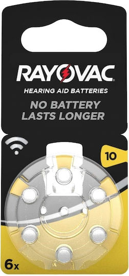 Rayovac Acoustic Special Μπαταρίες Ακουστικών Βαρηκοΐας 10 6τμχ