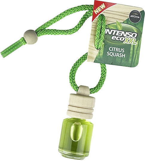 Aroma Car Pendant Car Air Freshener Liquid Intenso Eco XXL Citrus Squash 9ml