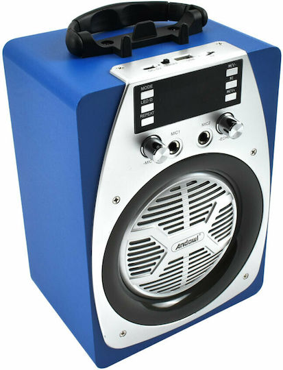 Andowl Q-YX606 Blue Karaoke Speaker