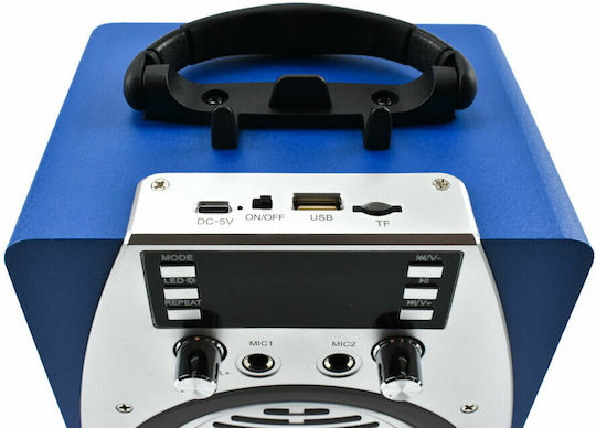 Andowl Q-YX606 Blue Karaoke Speaker