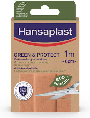 Hansaplast Plasturi Autoadezivi Green & Protect 100x6cm 1buc