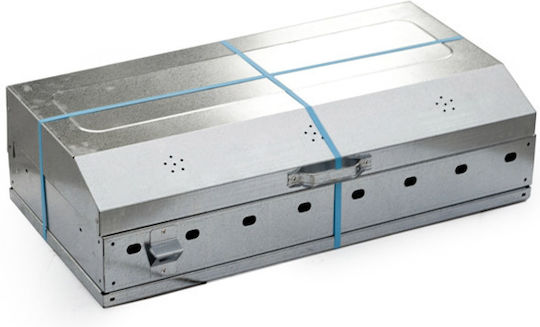 EMC Verzinkt Holzkohlegrill mit Deckel 55cmx40cm