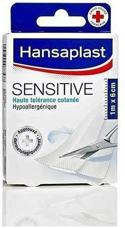 Hansaplast Sensitive Plasters 100x6cm 10pcs