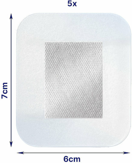 Hansaplast Aqua Protect Waterproof & Sterilized Plasters XL 7x6cm 5pcs