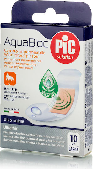 PiC Solution Aquabloc Large Αυτοκόλλητα Επιθέματα 7.2x2.5cm 10τμχ