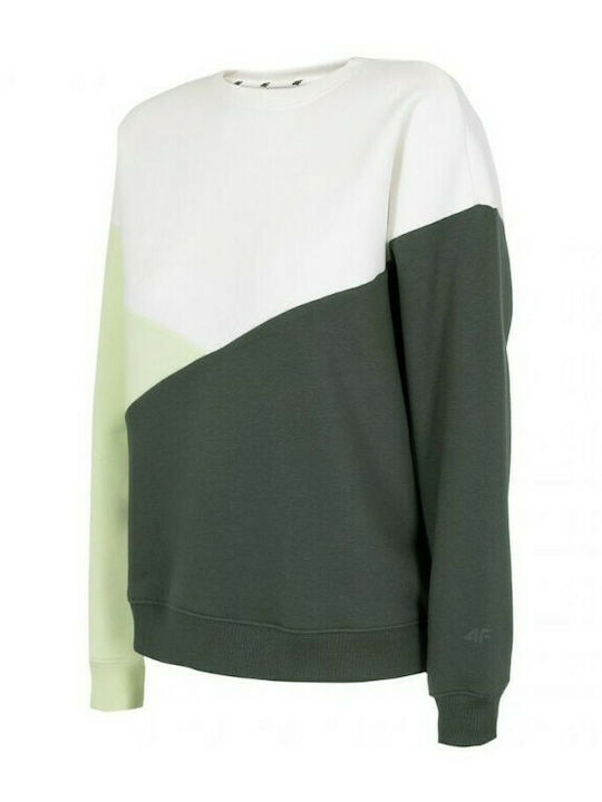 4F Women's Sweatshirt White/Green