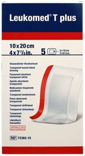 BSN Medical Leukomed T Plus Sterilized Plasters 20x10cm 5pcs