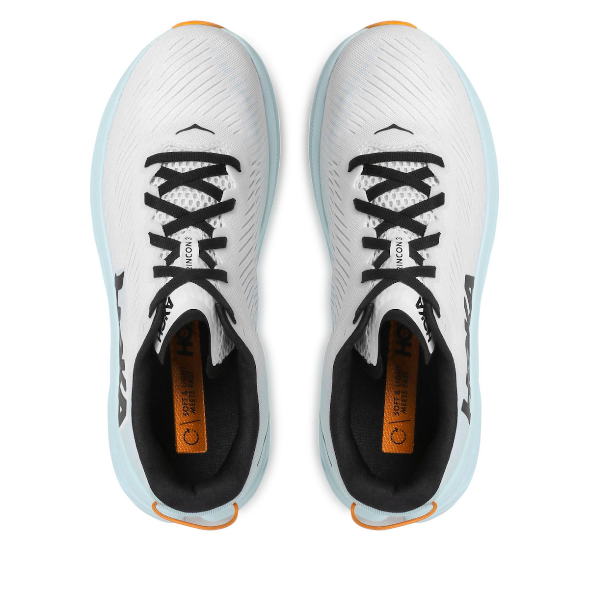 Hoka One One Mens Rincon 3 1119395 WBGL White Running Shoes Sneakers Size 13 D Hoka Rincon 3 1119395-WBGL Sport Shoes Running White  main image 3